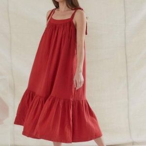 Sugar Candy Mountain Zinnia Dress in Red